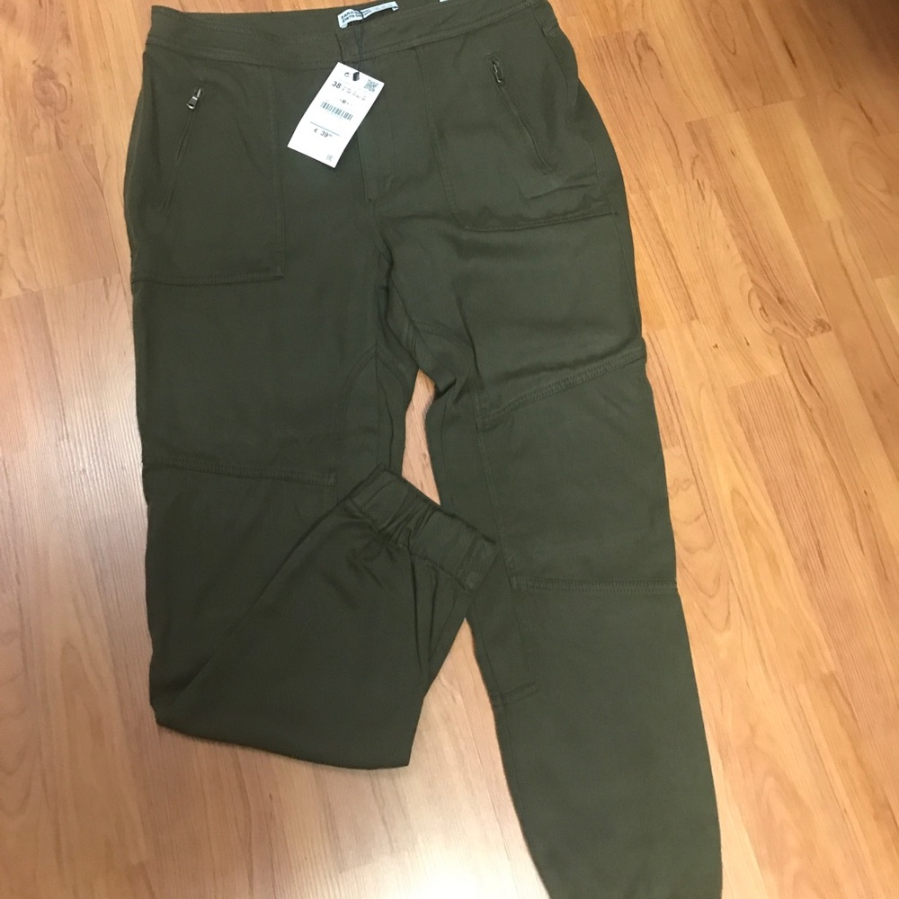 Olive color pants