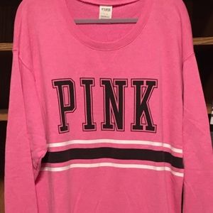 PINK-Victoria’s Secret-Crew Sweatshirt