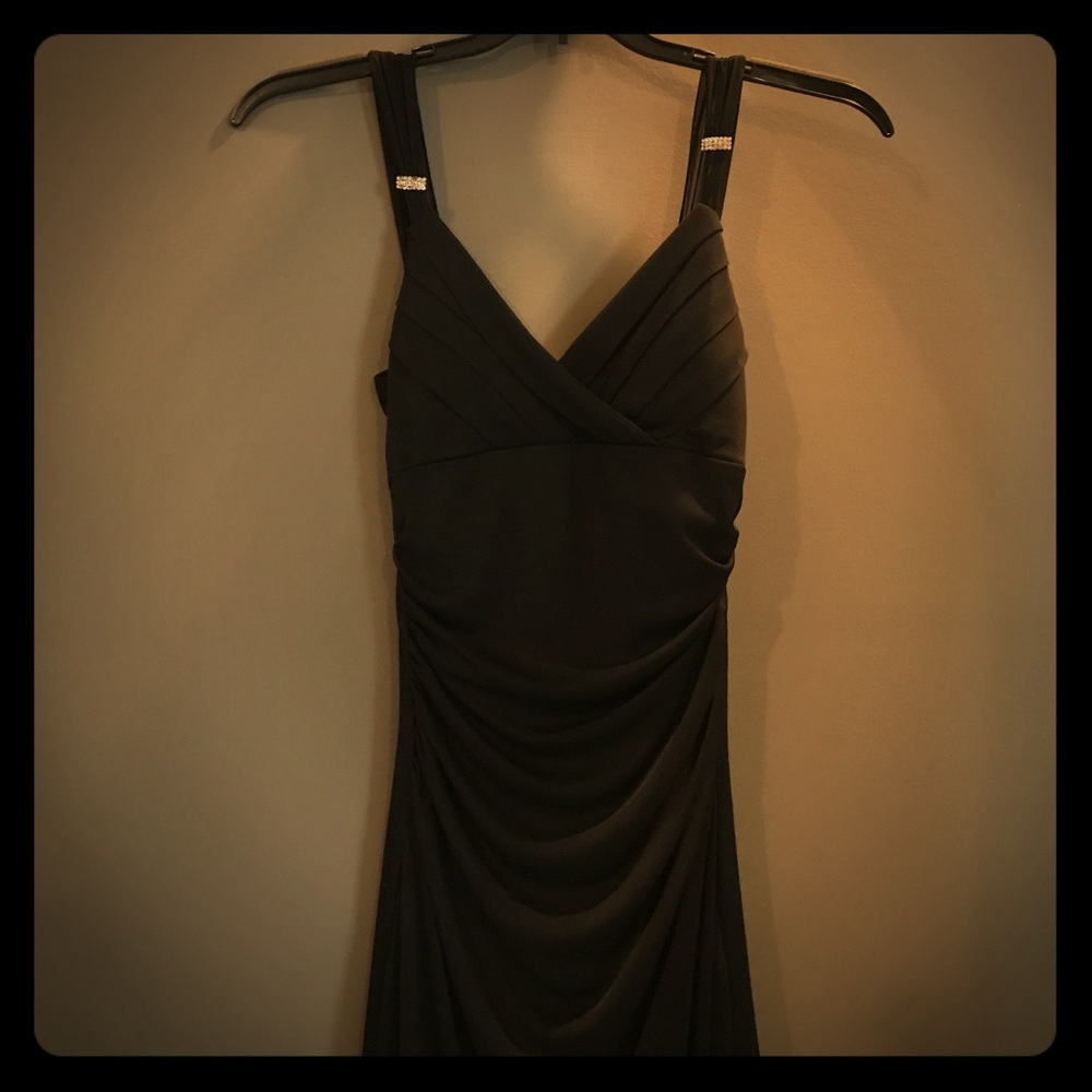 Black cocktail dress