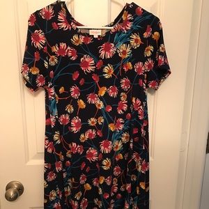 NWOT LulaRoe Carly Dress - Size XS, Navy w/Floral