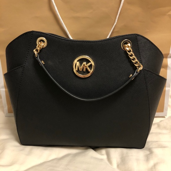 Michael Kors Handbags - Saffiano Leather Jet Set Travel Shoulder Bag