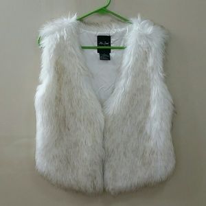 White Fur Vest