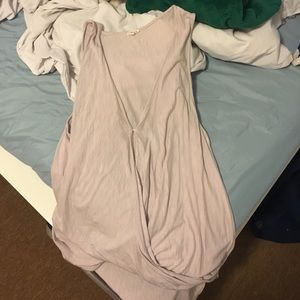 Light purple surplice tank