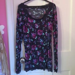 Free people lace long sleeve. Size medium