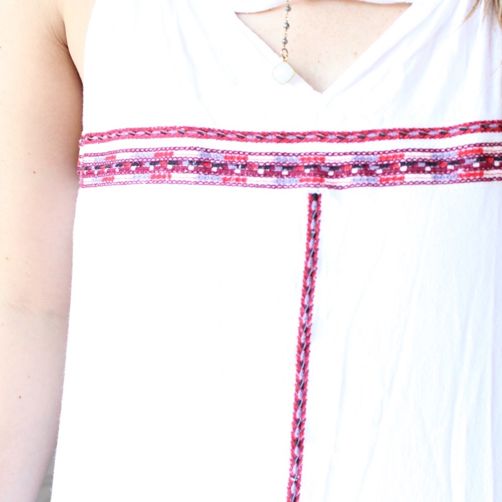 Red Printed Tank - Picture 2 of 3