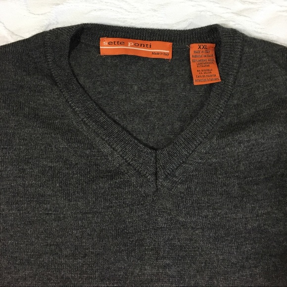 SETTE PONTI Men’s Sweater Vest SZ X Made inItaly - Picture 3 of 6