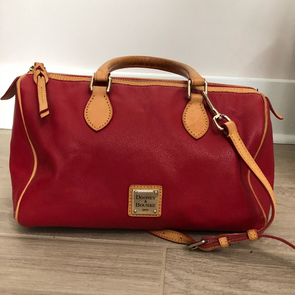 Dooney and & Bourke Medium Red Satchel