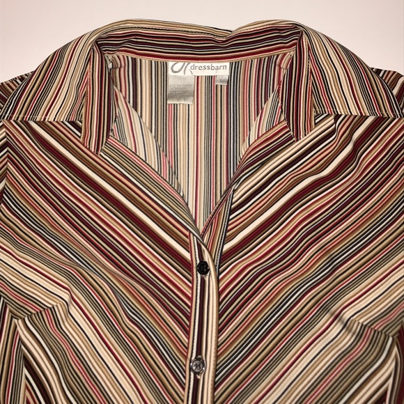 Dress Barn Vintage Style Collared Shirt - Picture 3 of 7