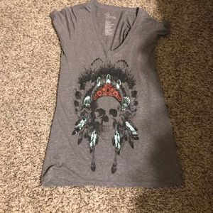 Grey skull shirt