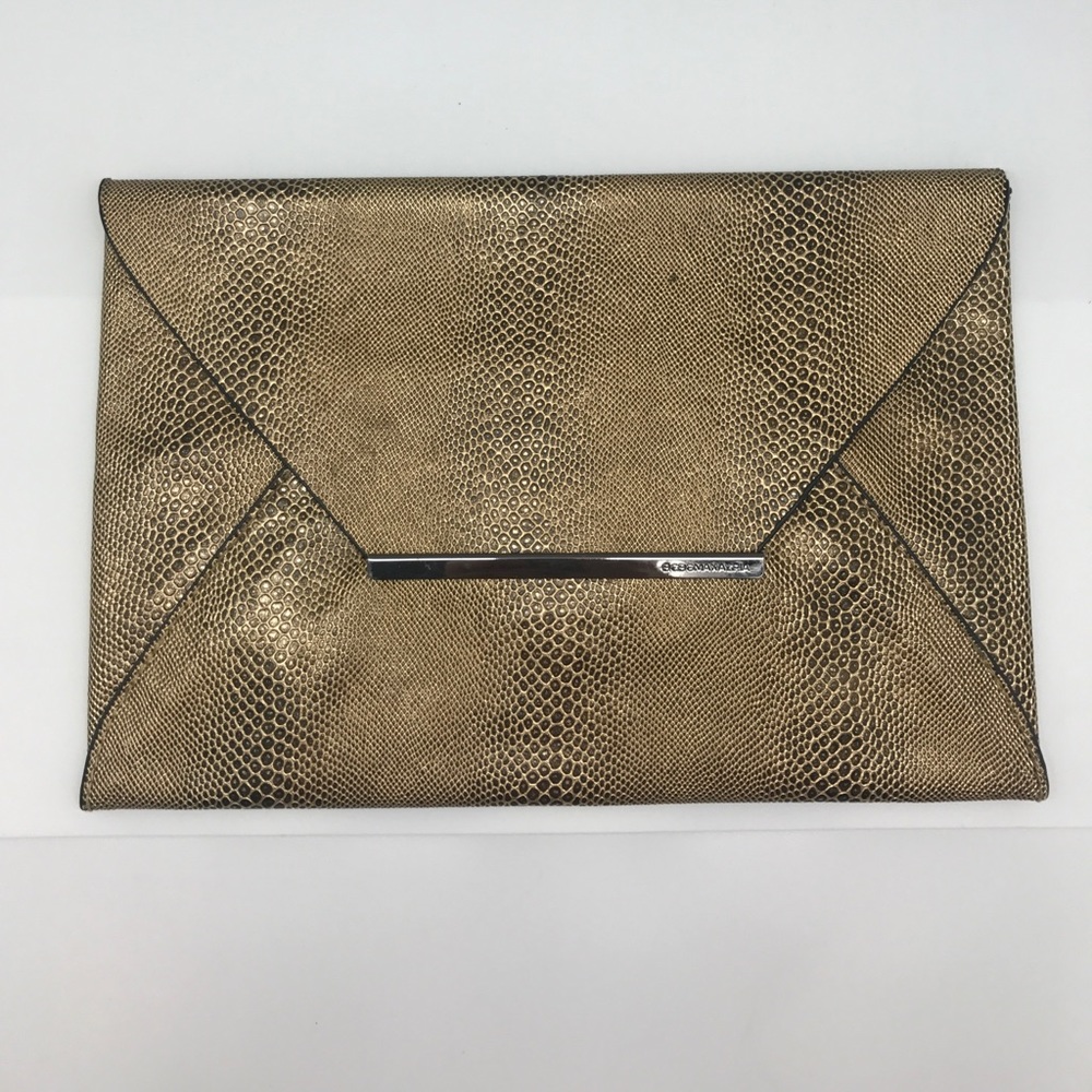 BCBG MaxAzria metallic Gold Clutch