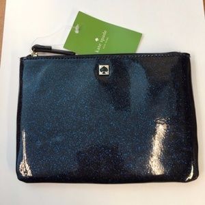 Kate Spade Mini Pouch - Blue Sparkle