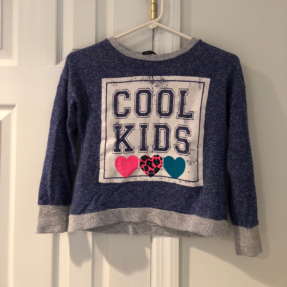 Revelation girls. COOL KIDS NEVES DIE sweatshirt