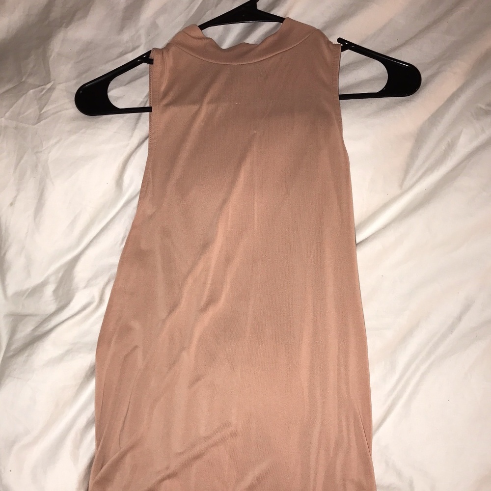 Francesca's Open Back High Neck Tank