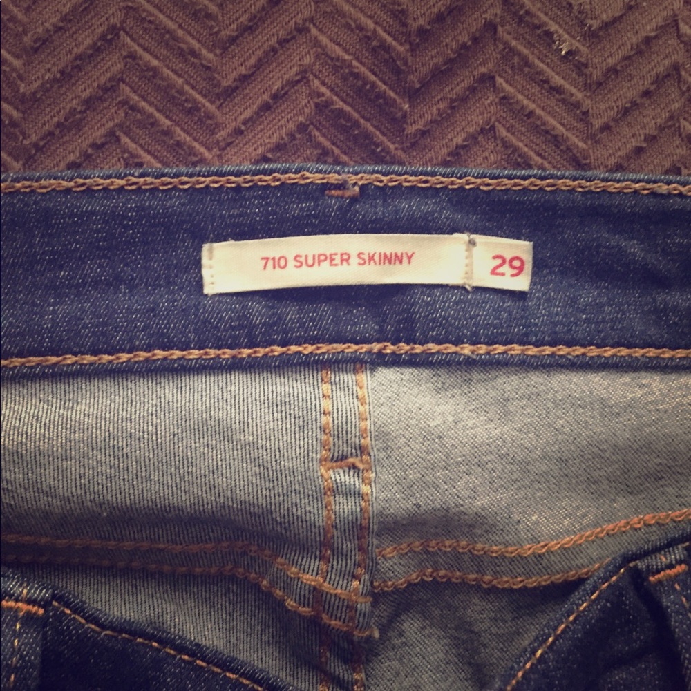 Levi's 710 Super Skinny Dark Wash