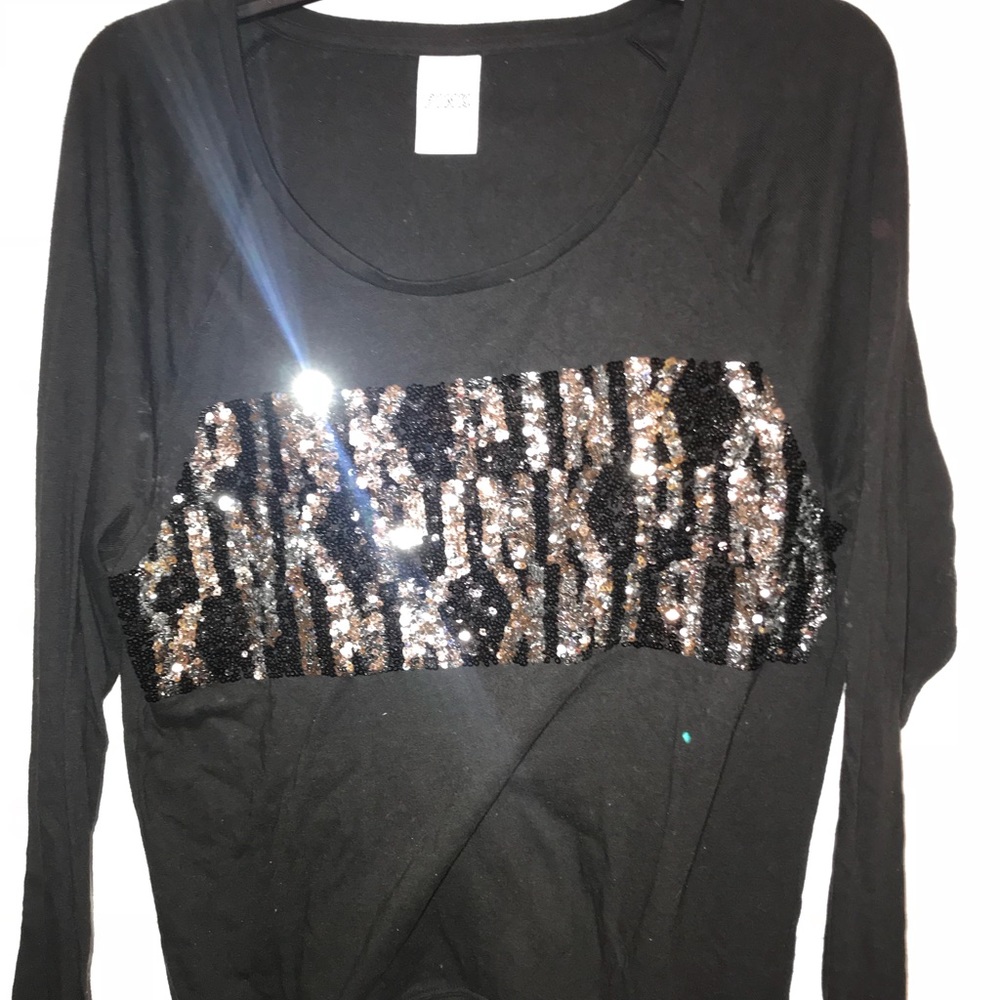 VS PINK sequin shirt