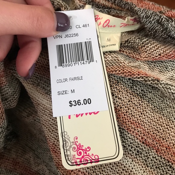 It’s Our Time multicolor Cardigan - Picture 6 of 6