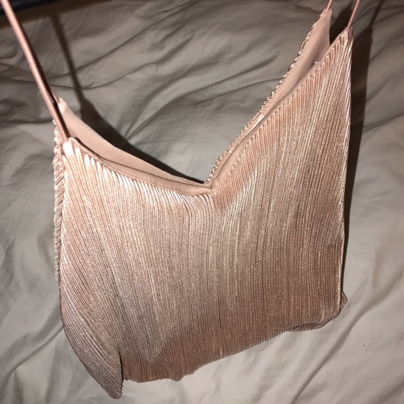 Pink/ Nude Thin Strap Tank - Picture 3 of 4