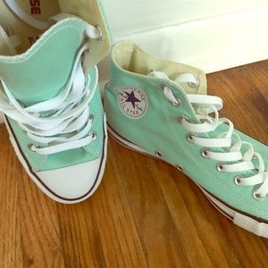 Teal Converse All Star (brand new)