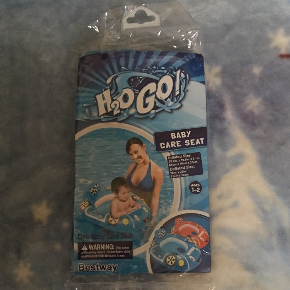 Baby Water Care Seat Blue Vehicle