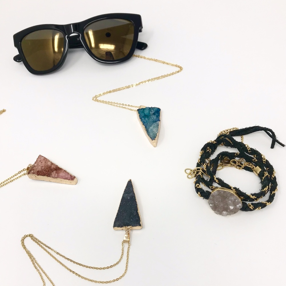Druzy Necklace NWT