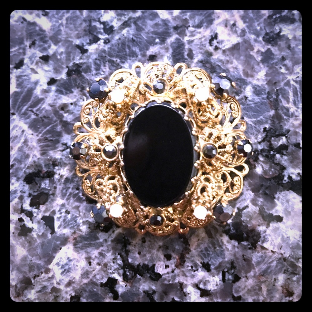 30s/40s era German Ornate Brooch