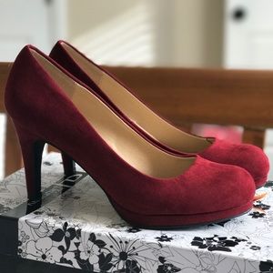 Chinese Laundry cherry red heels