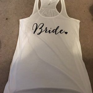 👰🏼Bride racerback tank