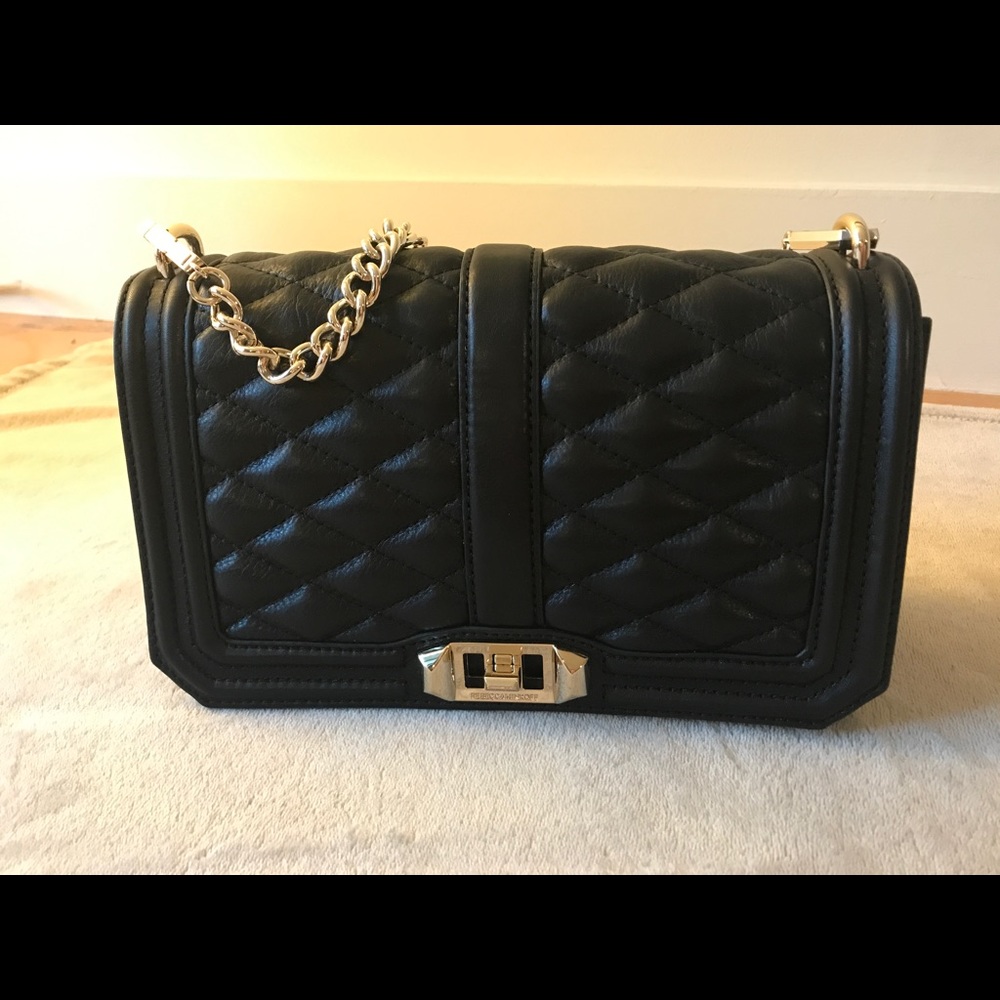 NWOT RM Black leather love crossbody! PRICE FIRM
