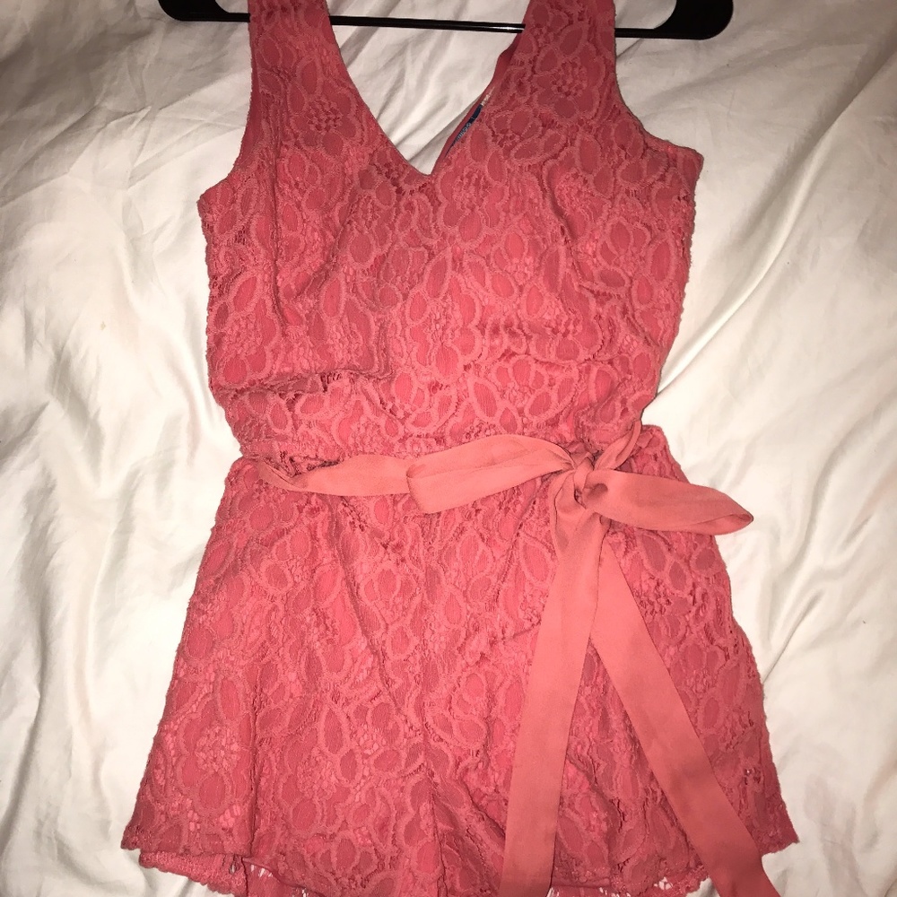 Francesca's Pink Romper