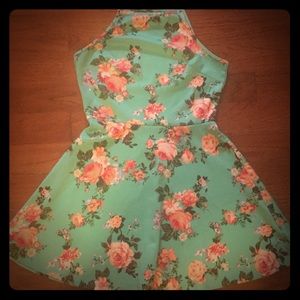 Cute floral skater dress