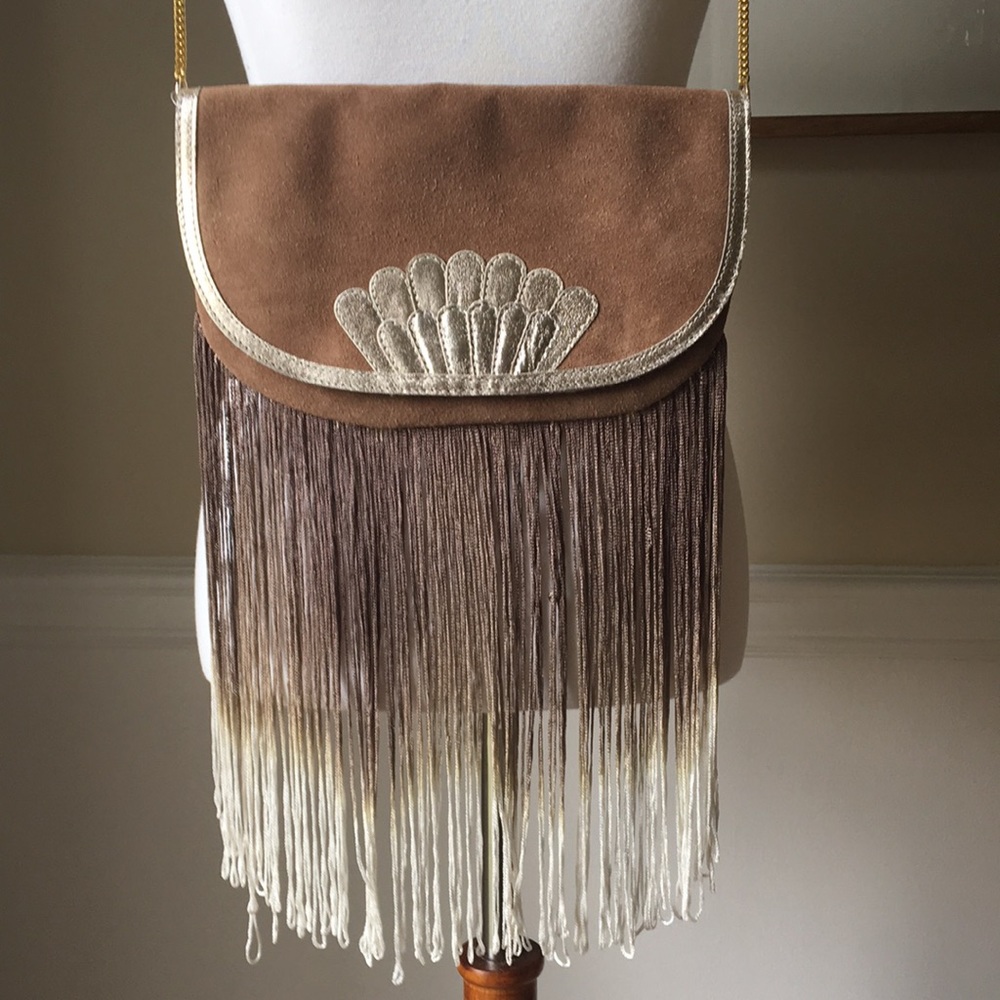 NWOT Ombre Fringe Clutch/ Purse Urban Outfitters