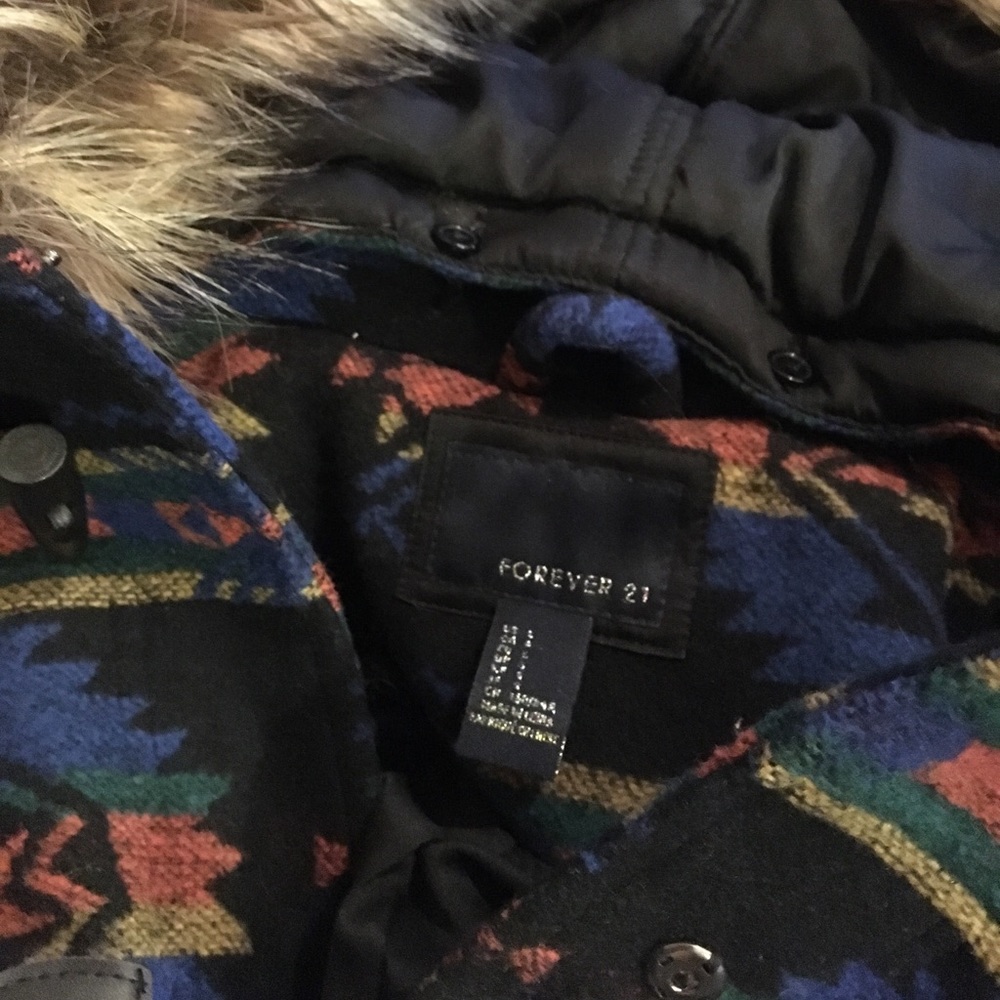 Forever21 Patterned Coat - image 6