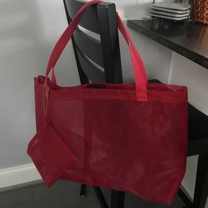 Express large Mesh beach Tote Bag