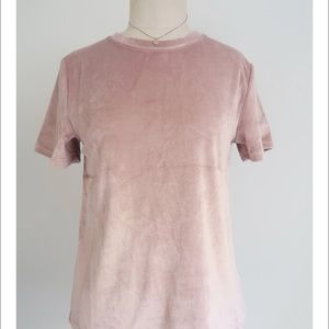 Brush Velvet Top