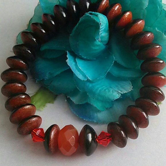 Set of 4 Gemstone & Crystal Bracelet - Picture 4 of 6