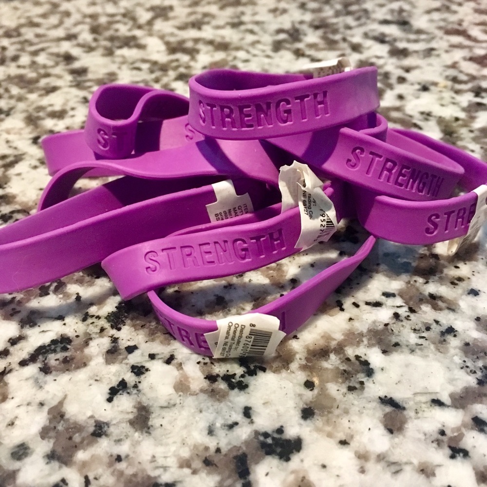 Inspirational STRENGTH, HOPE & SURVIVOR Bracelets