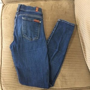 7 For all Mankind Skinny Jeans Size 25