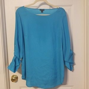 Ann Taylor Teal Blouse