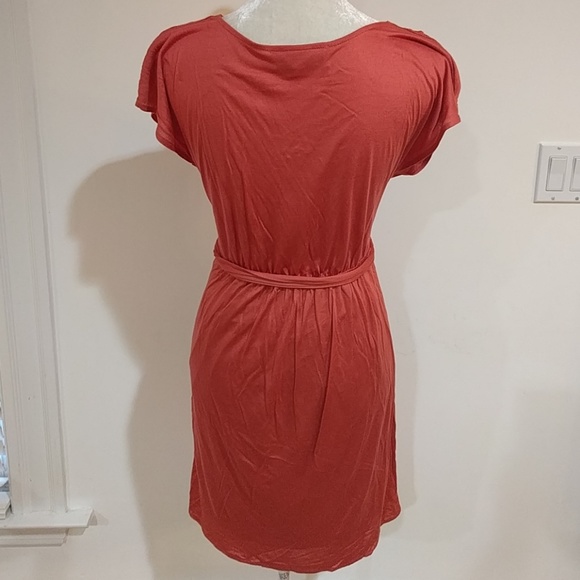 NEW Ann Taylor Flutter Sleeve Relax Gather Dress - no tag - Picture 2 of 6