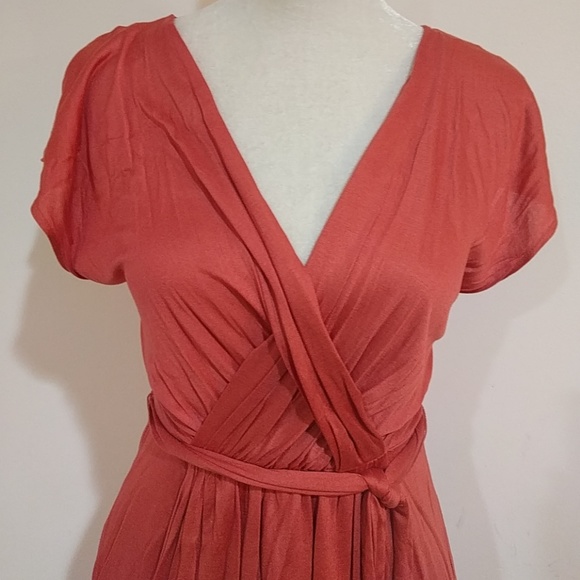 NEW Ann Taylor Flutter Sleeve Relax Gather Dress - no tag - Picture 4 of 6