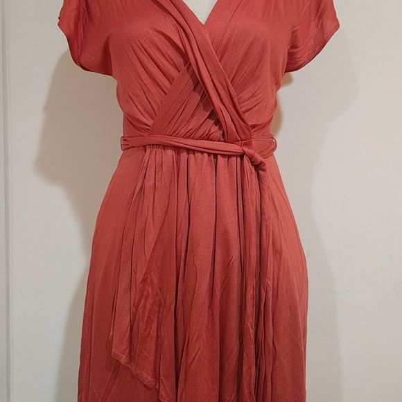 NEW Ann Taylor Flutter Sleeve Relax Gather Dress - no tag - Picture 5 of 6