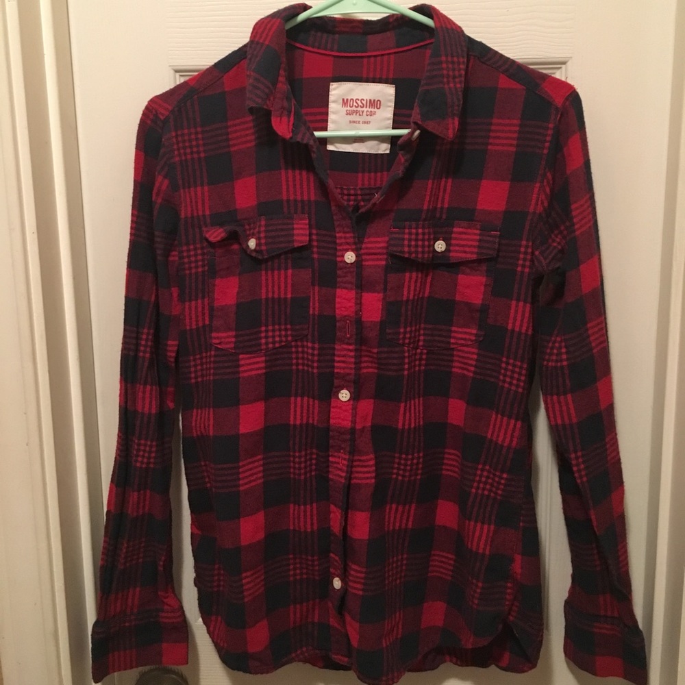 Black and blue flannel