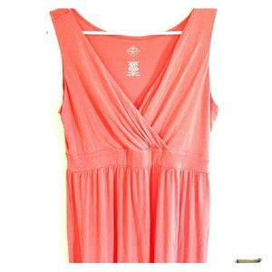 Coral Maxi Dress