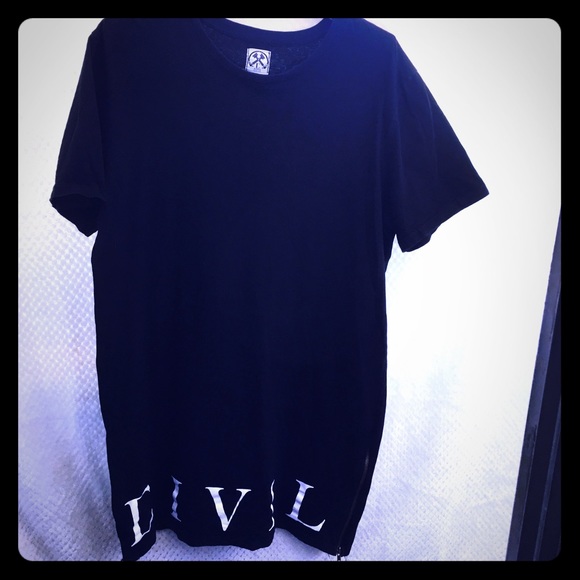 Men's Civil Regime zippered tee. - Picture 2 of 6