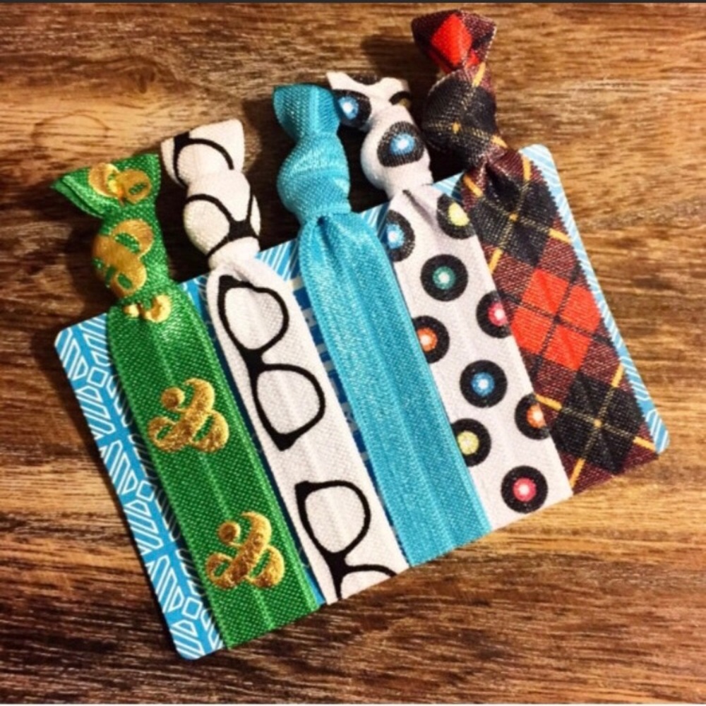 Hairties set,foe, music, ampersand, records, plaid - Picture 1 of 1