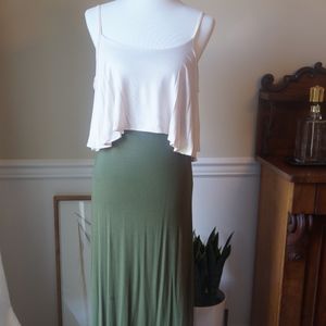 NWOT Urban Outfitters Layered Maxi Dress