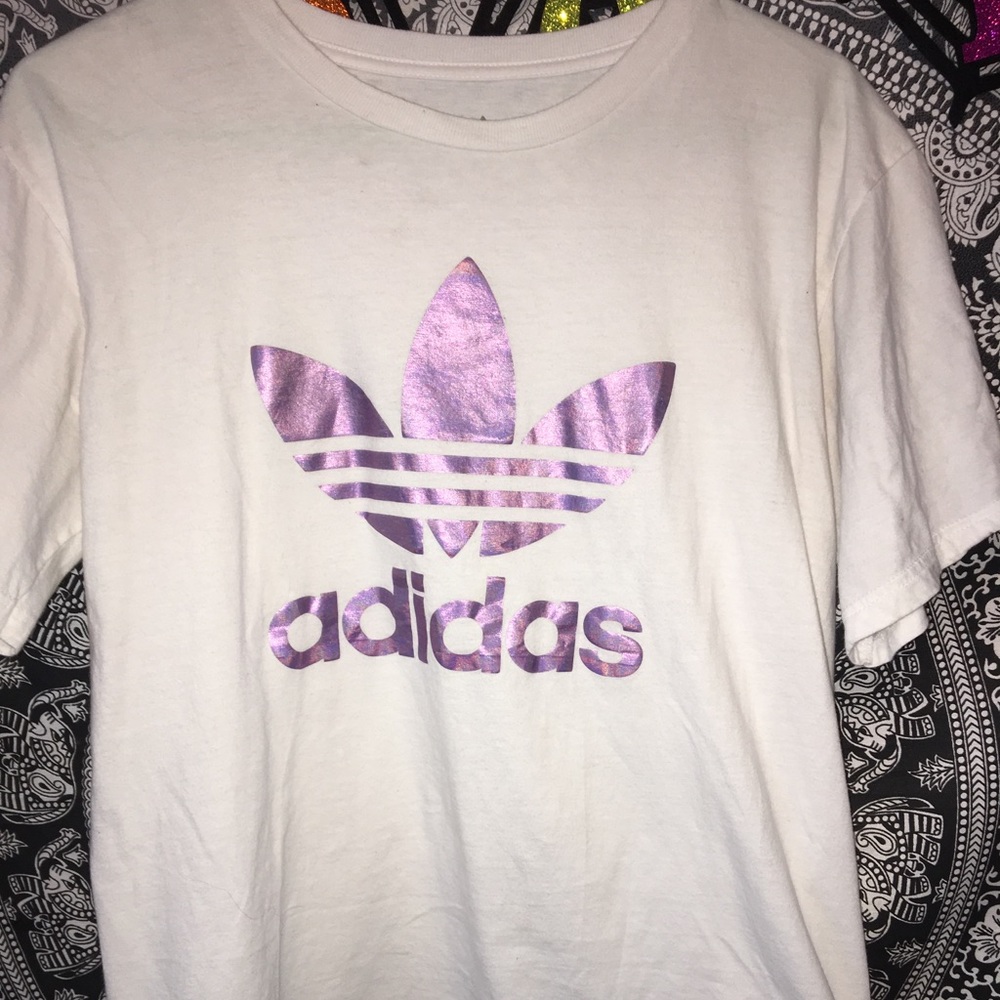 adidas small holographic shirt