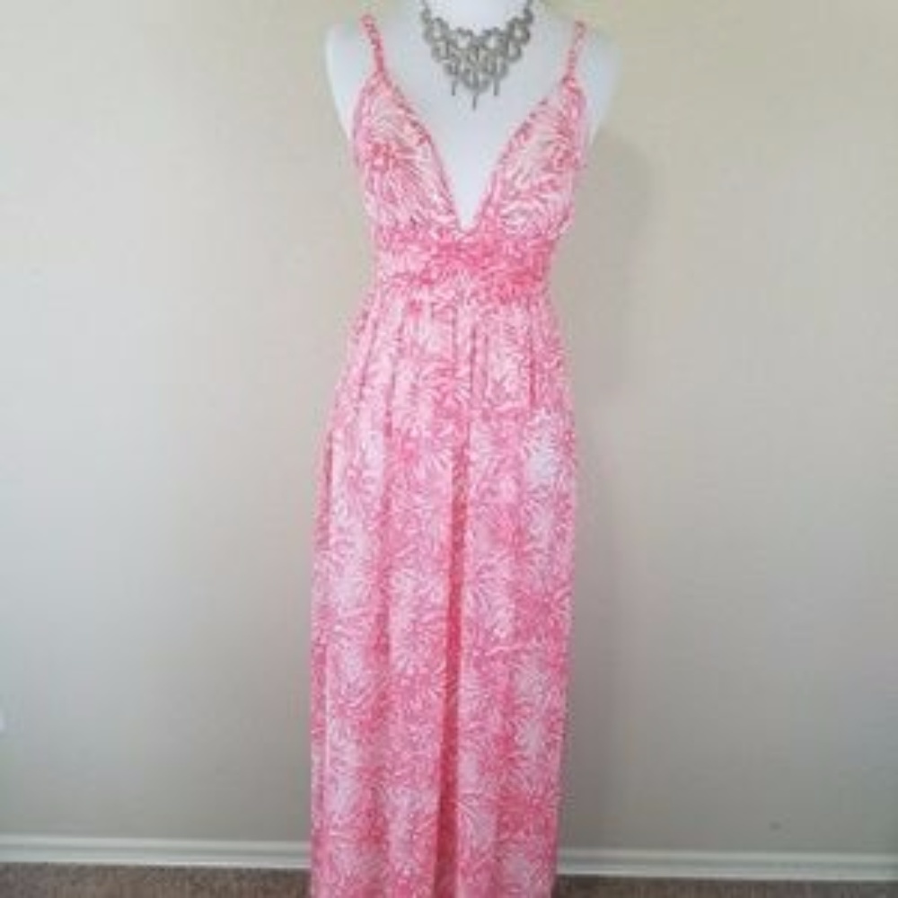 MODA chiffon maxi dress