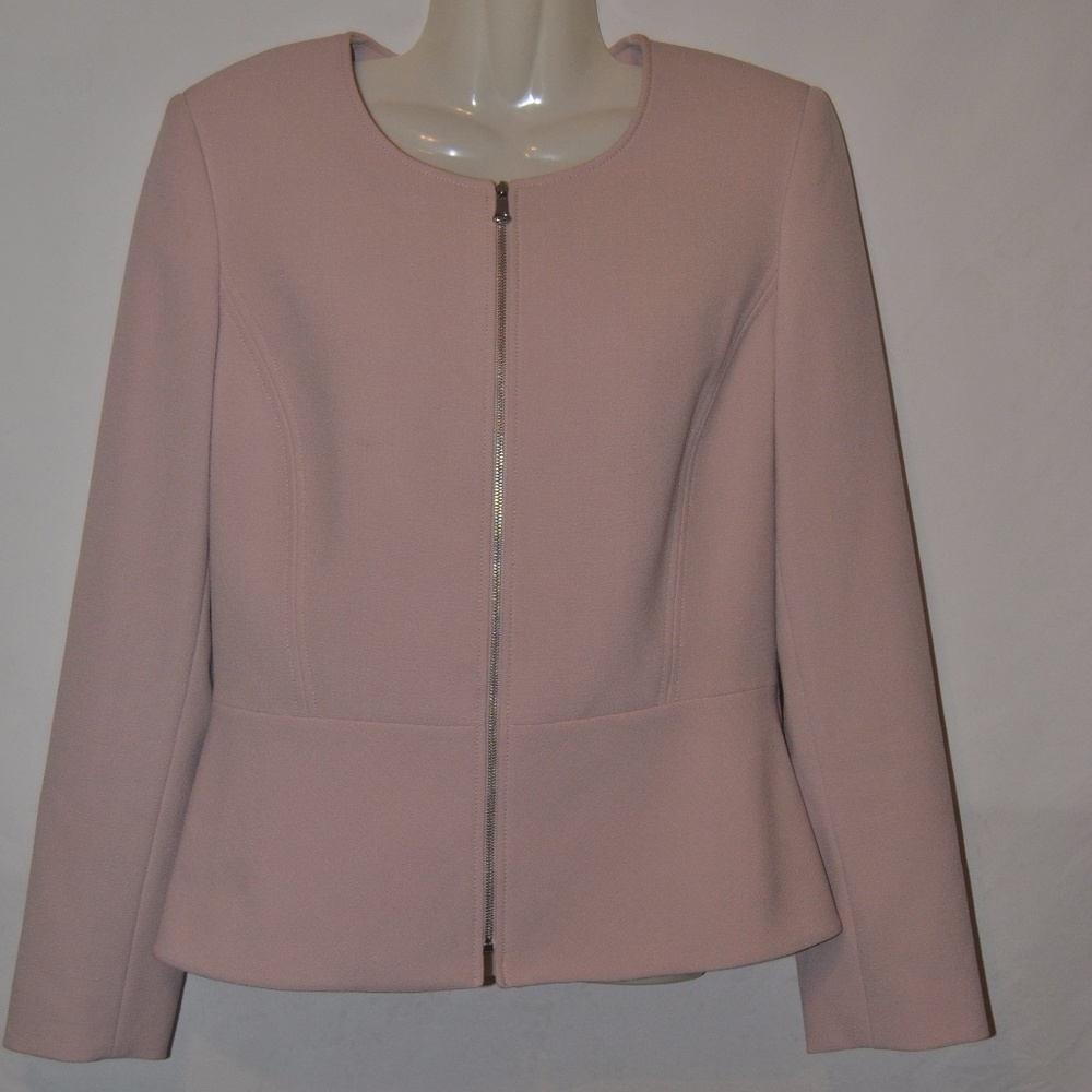 Preston & York polyester zip-up blazer