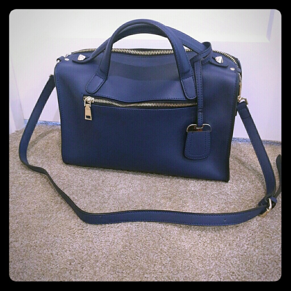 Blue Satchel Bag